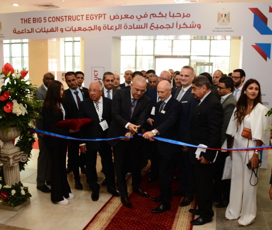 وزير الإسكان والمرافق والمجتمعات العمرانية يفتتح معرض Big 5 Construct Egypt 2019